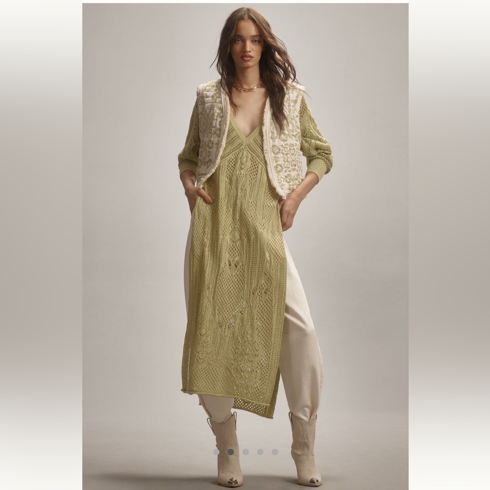 NWT Anthropologie split longline sweater